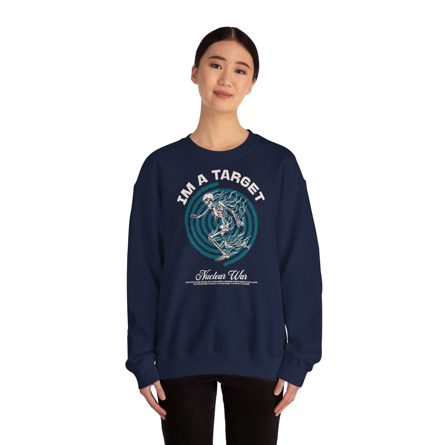 A Target, sudadera unisex con cuello redondo
