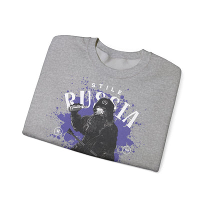 Russia stile, sudadera unisex con cuello redondo