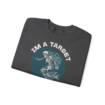 A Target, sudadera unisex con cuello redondo