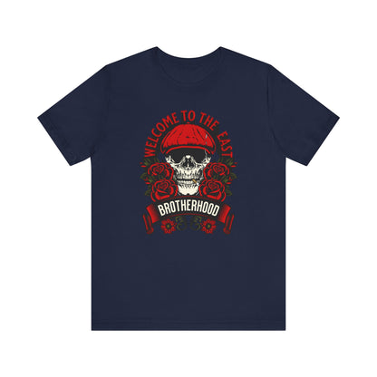 Welcome to the east, Camiseta de manga corta de punto unisex