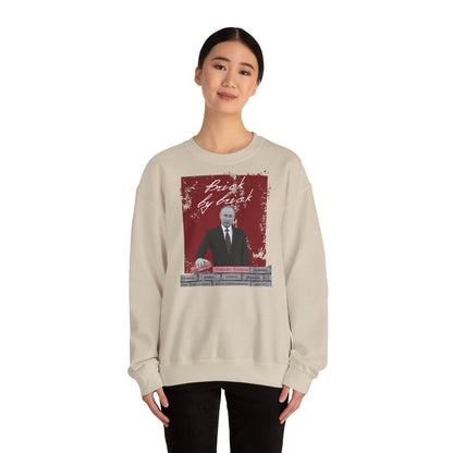 Brick by brick, Sudadera unisex con cuello redondo Heavy Blend™