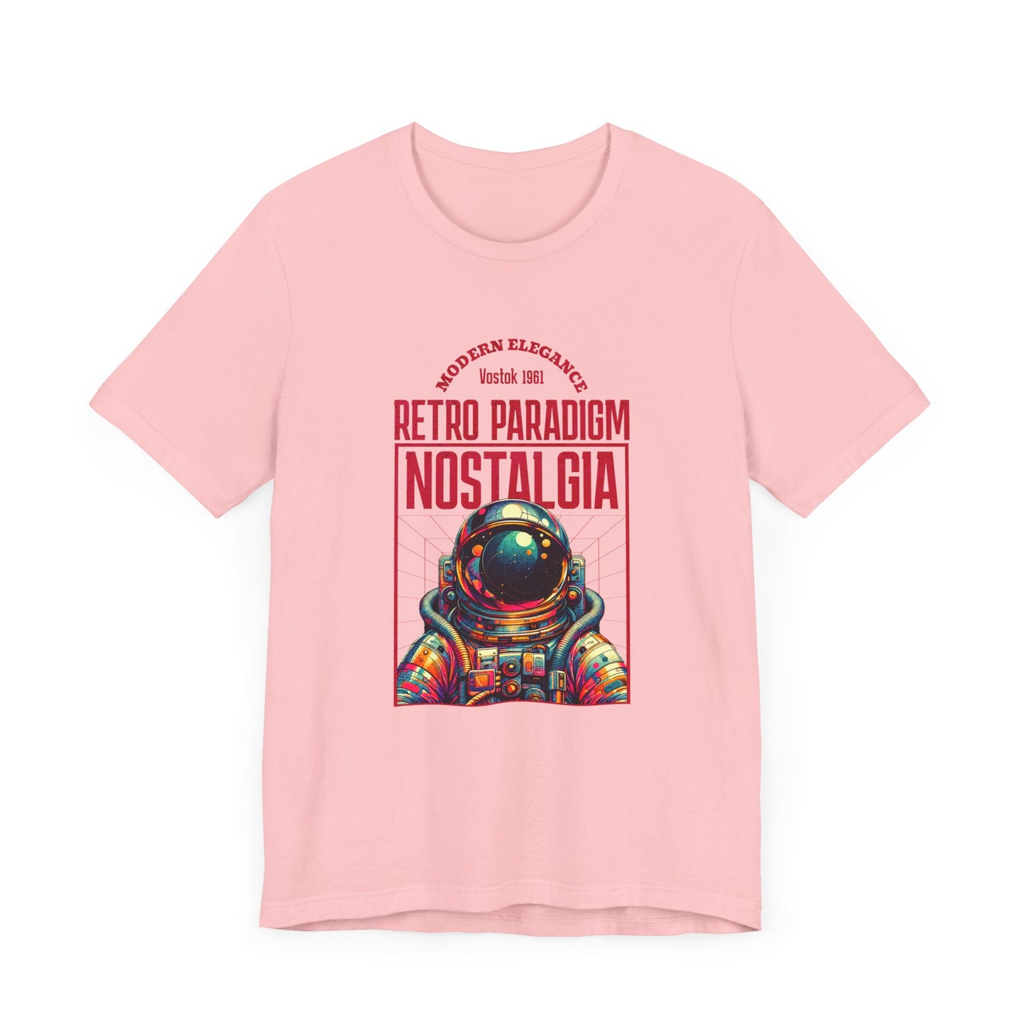Retro Space, Camiseta de manga corta unisex de jersey