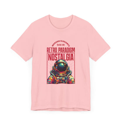 Retro Space, Camiseta de manga corta unisex de jersey