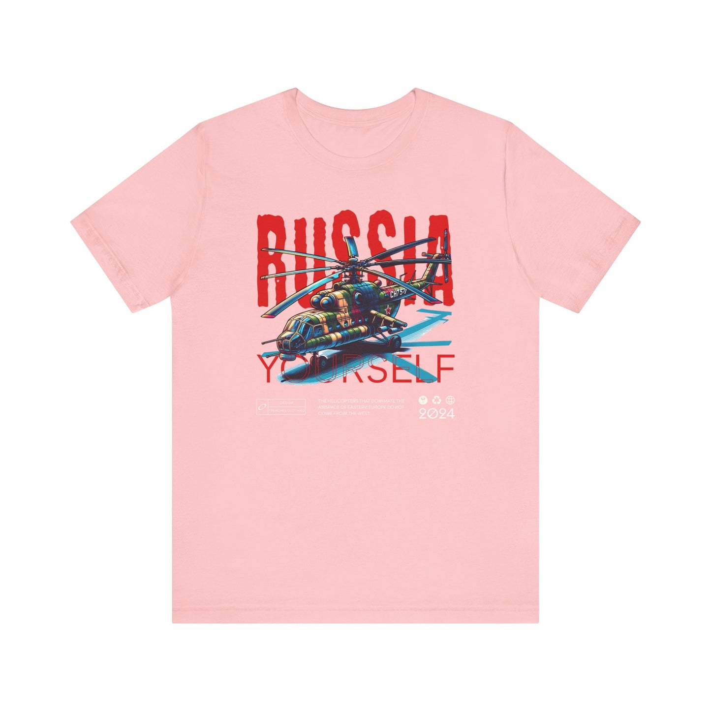 Helicopteros del este, Camiseta de manga corta unisex de jersey