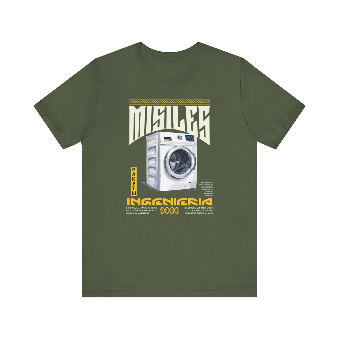 Misiles lavadoras, Camiseta de manga corta de punto unisex