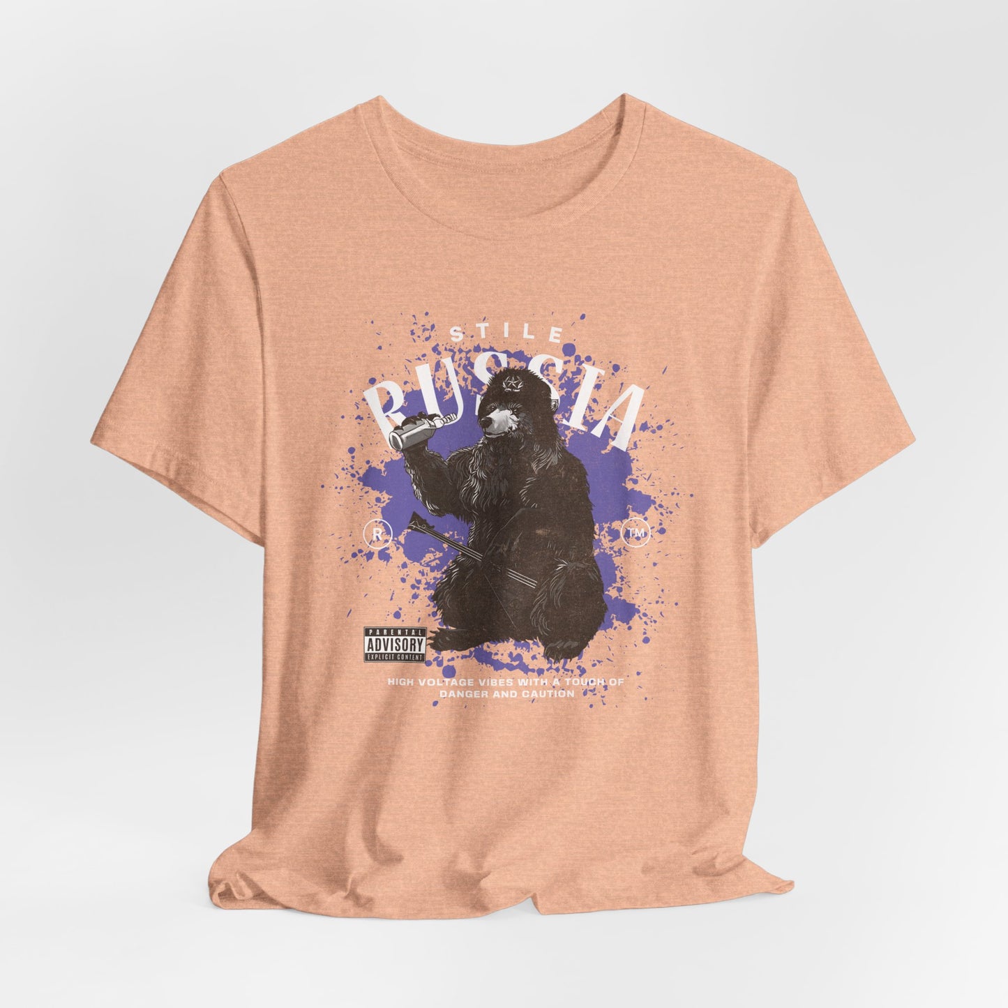 Russia stile, Camiseta de manga corta de punto unisex