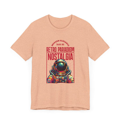 Retro Space, Camiseta de manga corta unisex de jersey