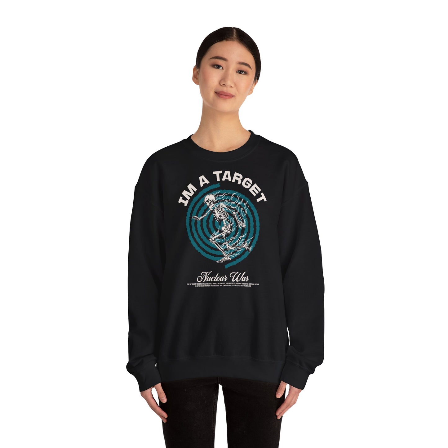 A Target, sudadera unisex con cuello redondo