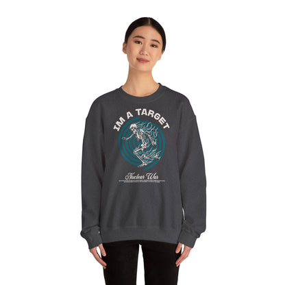 A Target, sudadera unisex con cuello redondo