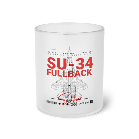 SU-34, Taza de vidrio esmerilado