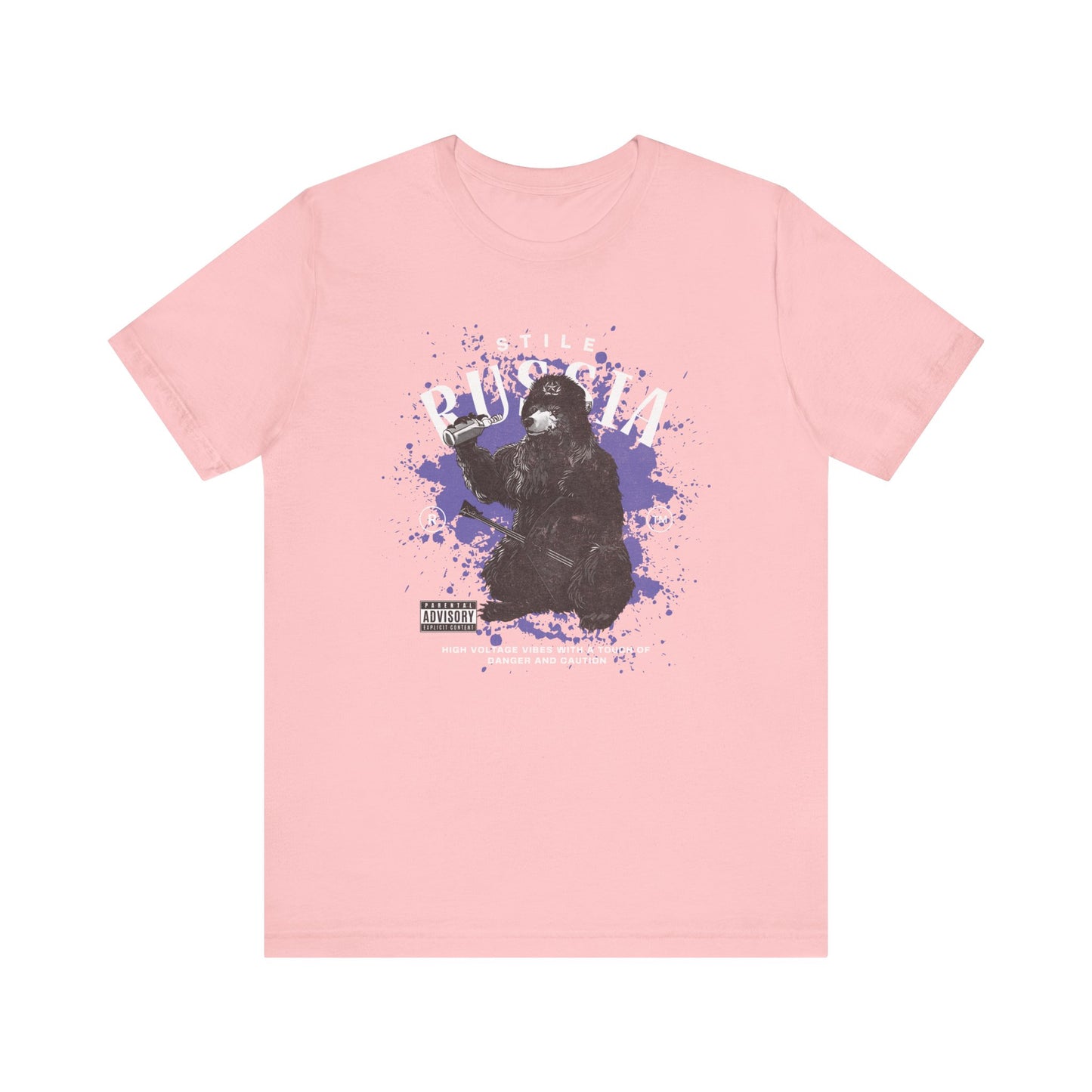 Russia stile, Camiseta de manga corta de punto unisex