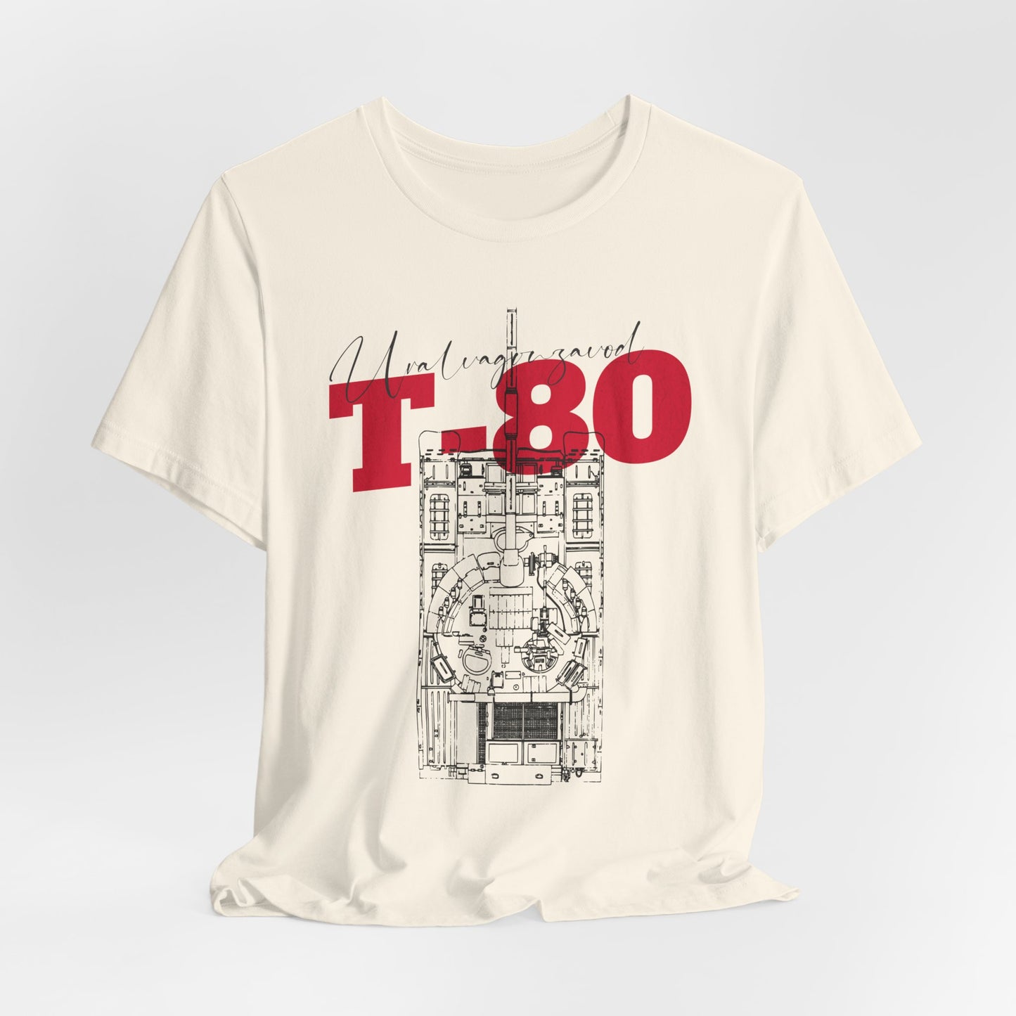 T-80, Camiseta de manga corta de punto unisex