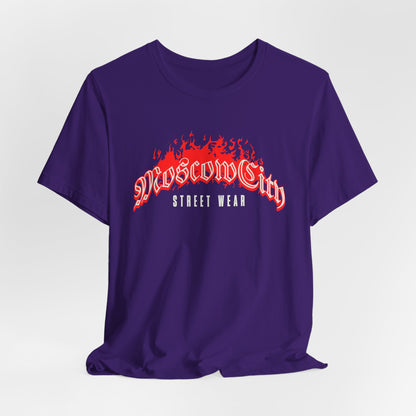 City fire, Camiseta de manga corta de punto unisex