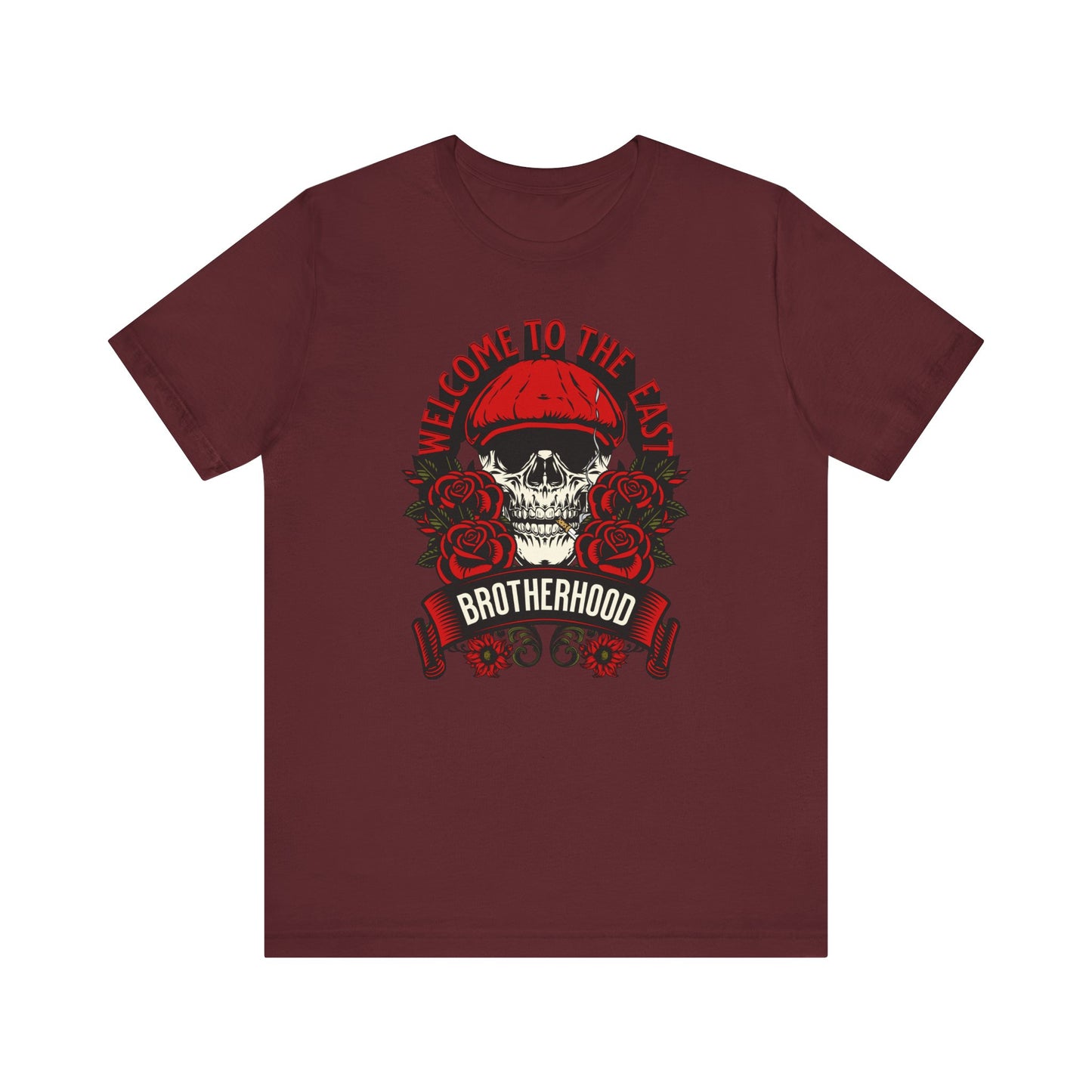 Welcome to the east, Camiseta de manga corta de punto unisex