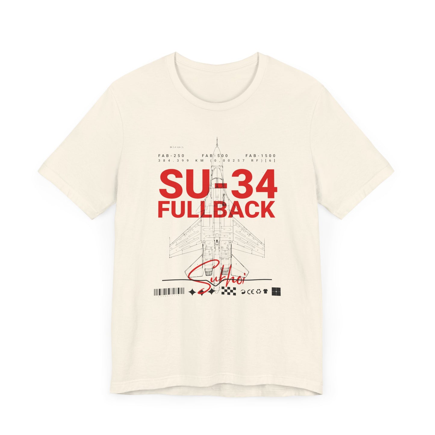 SU-34, Camisetas de fútbol unisex con pantalones cortos