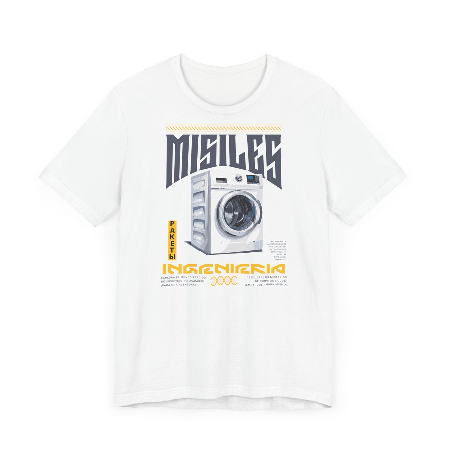 Misiles lavadoras, Camiseta de manga corta de punto unisex