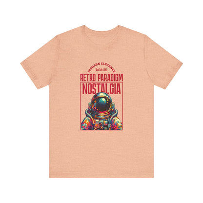 Retro Space, Camiseta de manga corta unisex de jersey