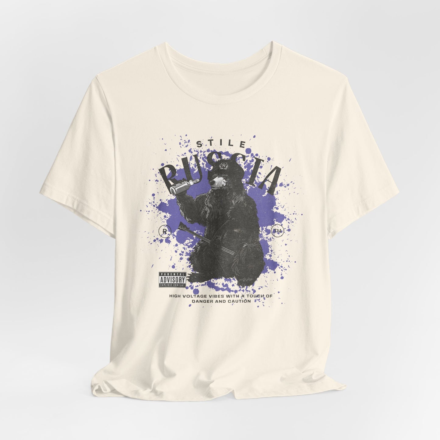 Russia stile, Camiseta de manga corta de punto unisex
