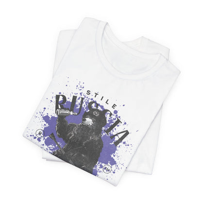 Russia stile, Camiseta de manga corta de punto unisex