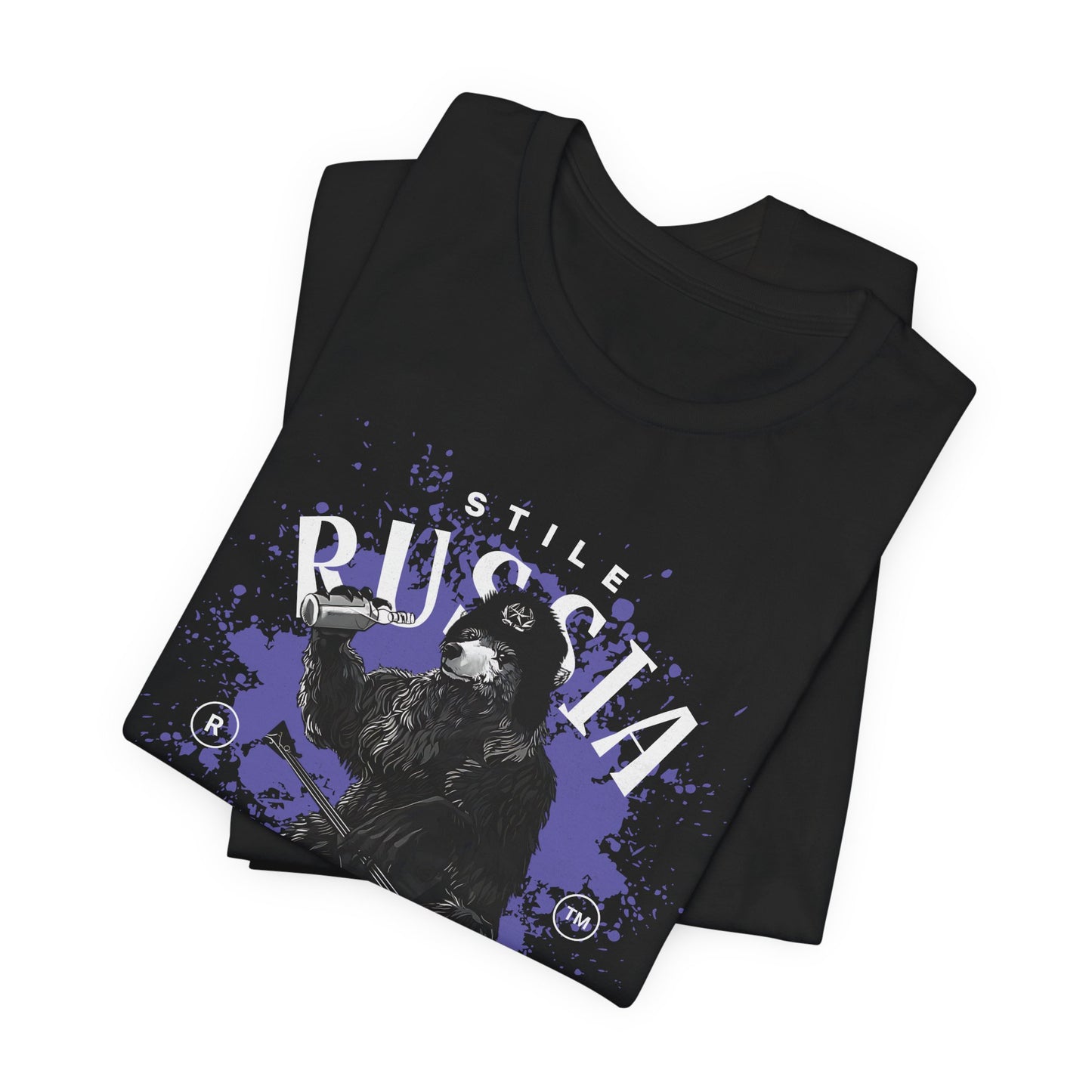 Russia stile, Camiseta de manga corta de punto unisex