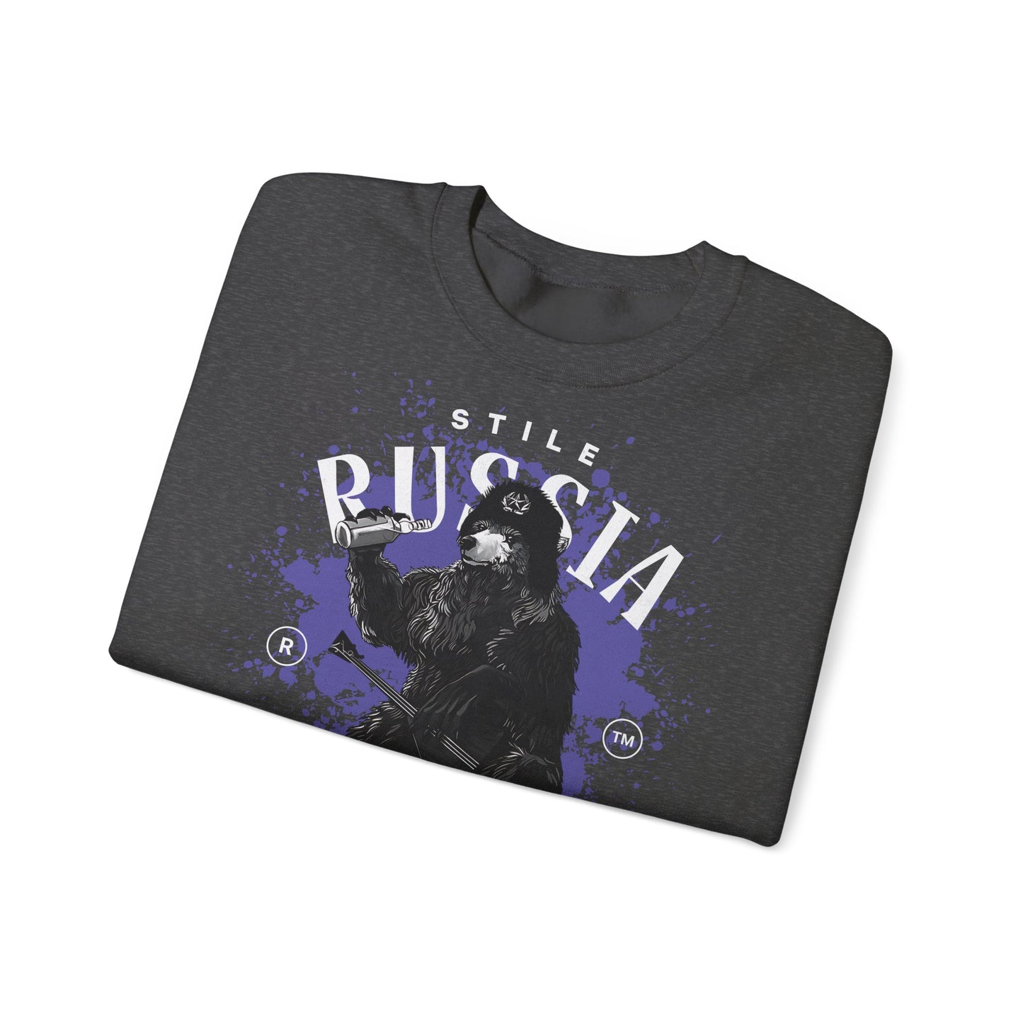 Russia stile, sudadera unisex con cuello redondo