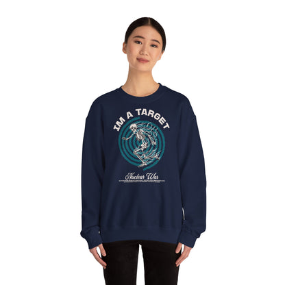 A Target, sudadera unisex con cuello redondo