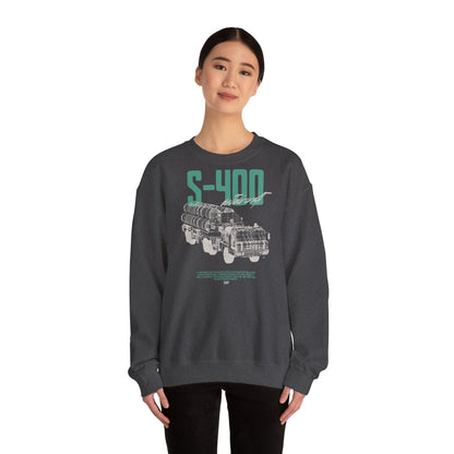 S-400, Sudadera de cuello redondo de mezcla pesada