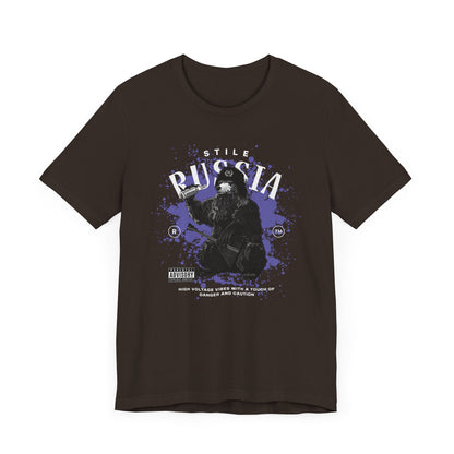 Russia stile, Camiseta de manga corta de punto unisex