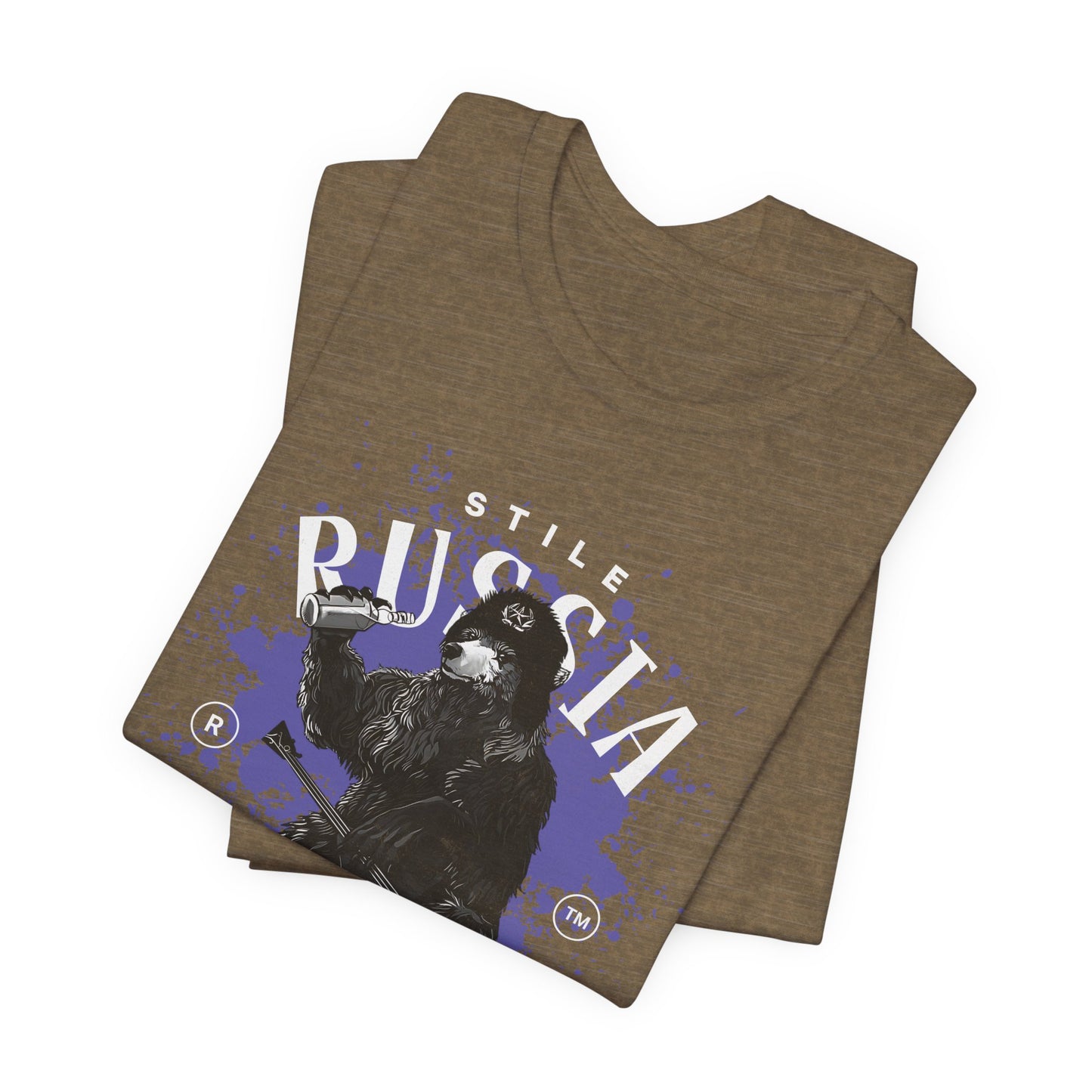 Russia stile, Camiseta de manga corta de punto unisex