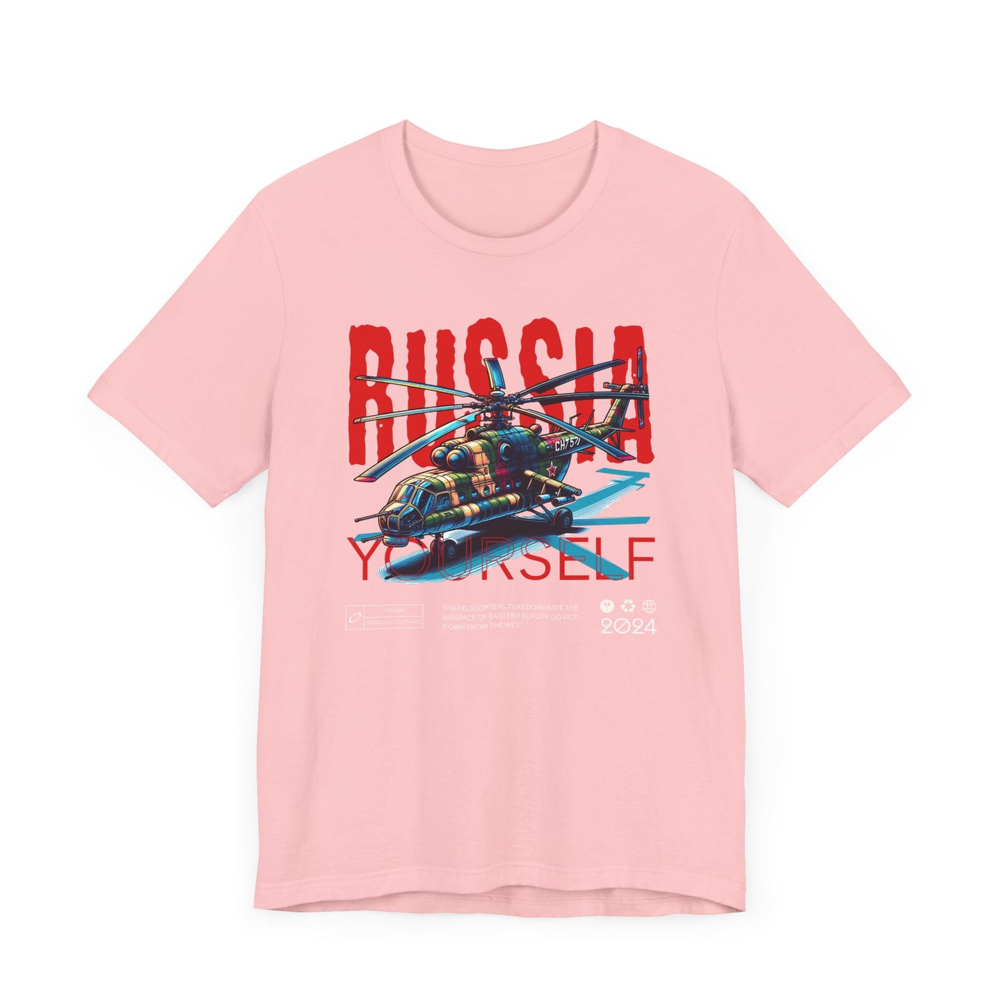 Helicopteros del este, Camiseta de manga corta unisex de jersey