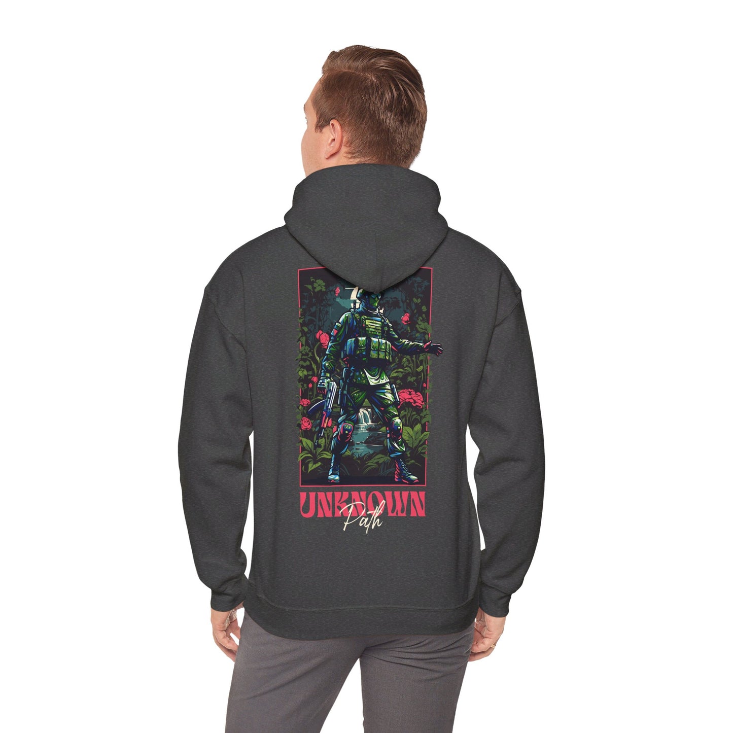 Unknown Path, Sudadera unisex con capucha Heavy Blend™