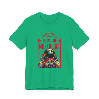Retro Space, Camiseta de manga corta unisex de jersey