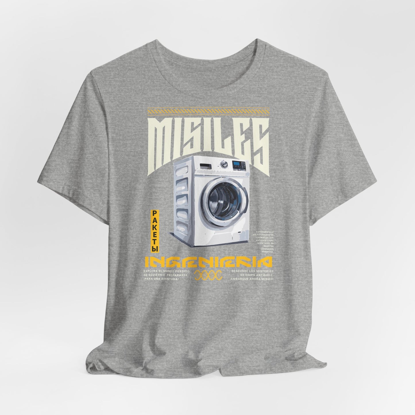 Misiles lavadoras, Camiseta de manga corta de punto unisex