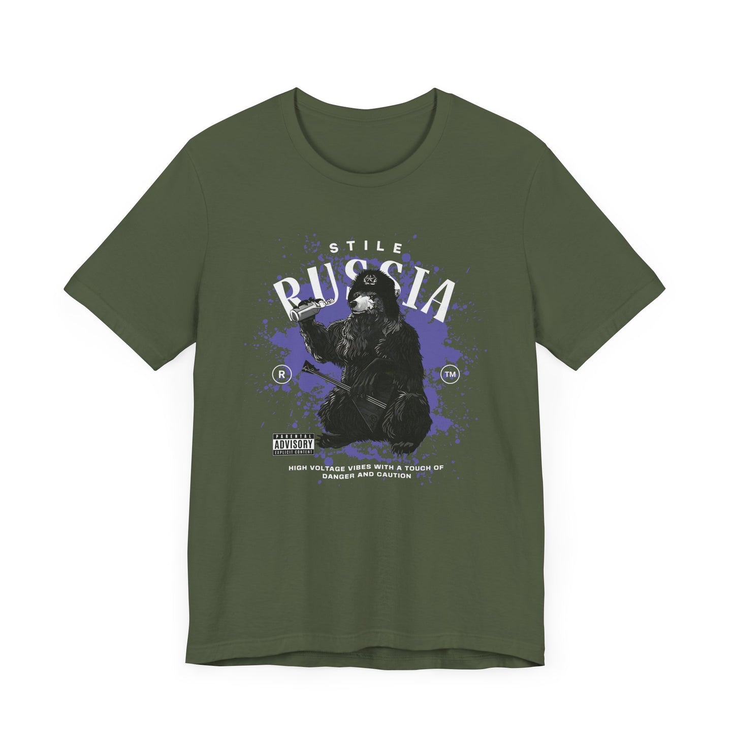 Russia stile, Camiseta de manga corta de punto unisex