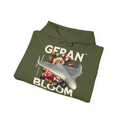 Dron geran, Sudadera con capucha unisex Heavy Blend™