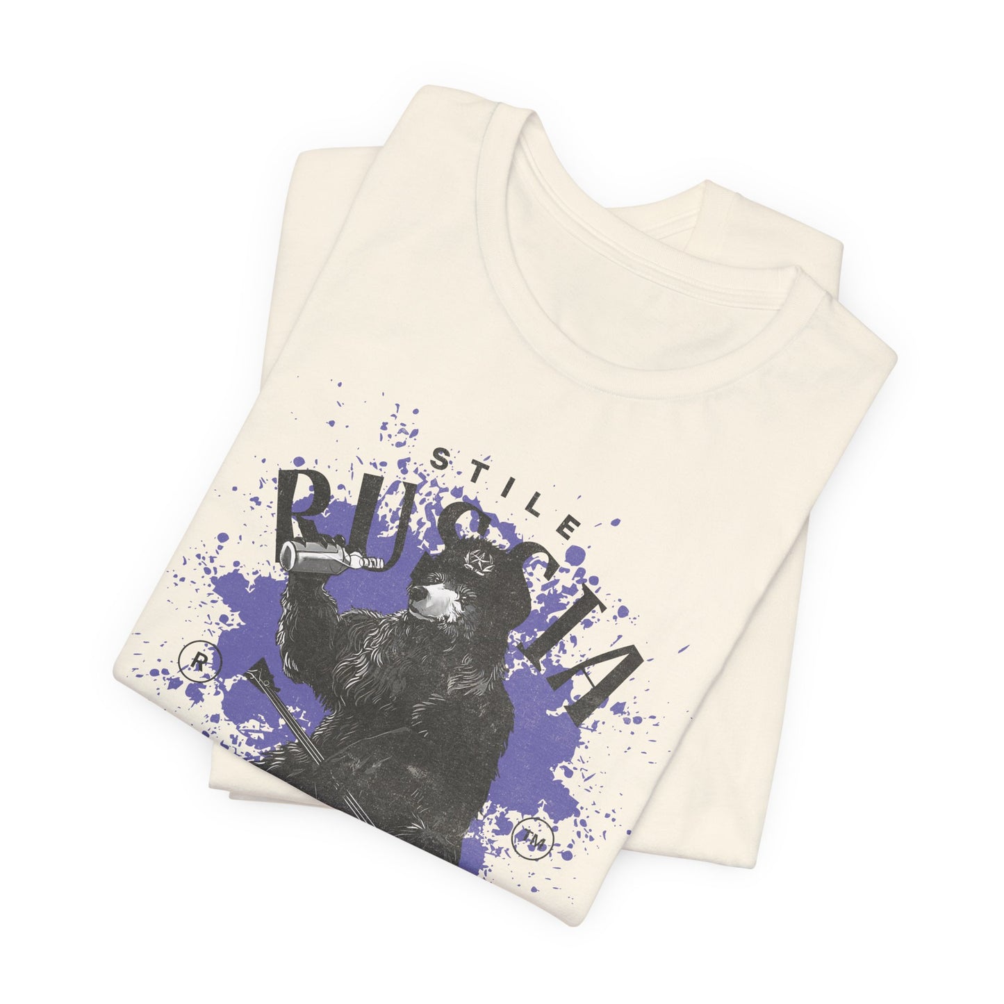 Russia stile, Camiseta de manga corta de punto unisex