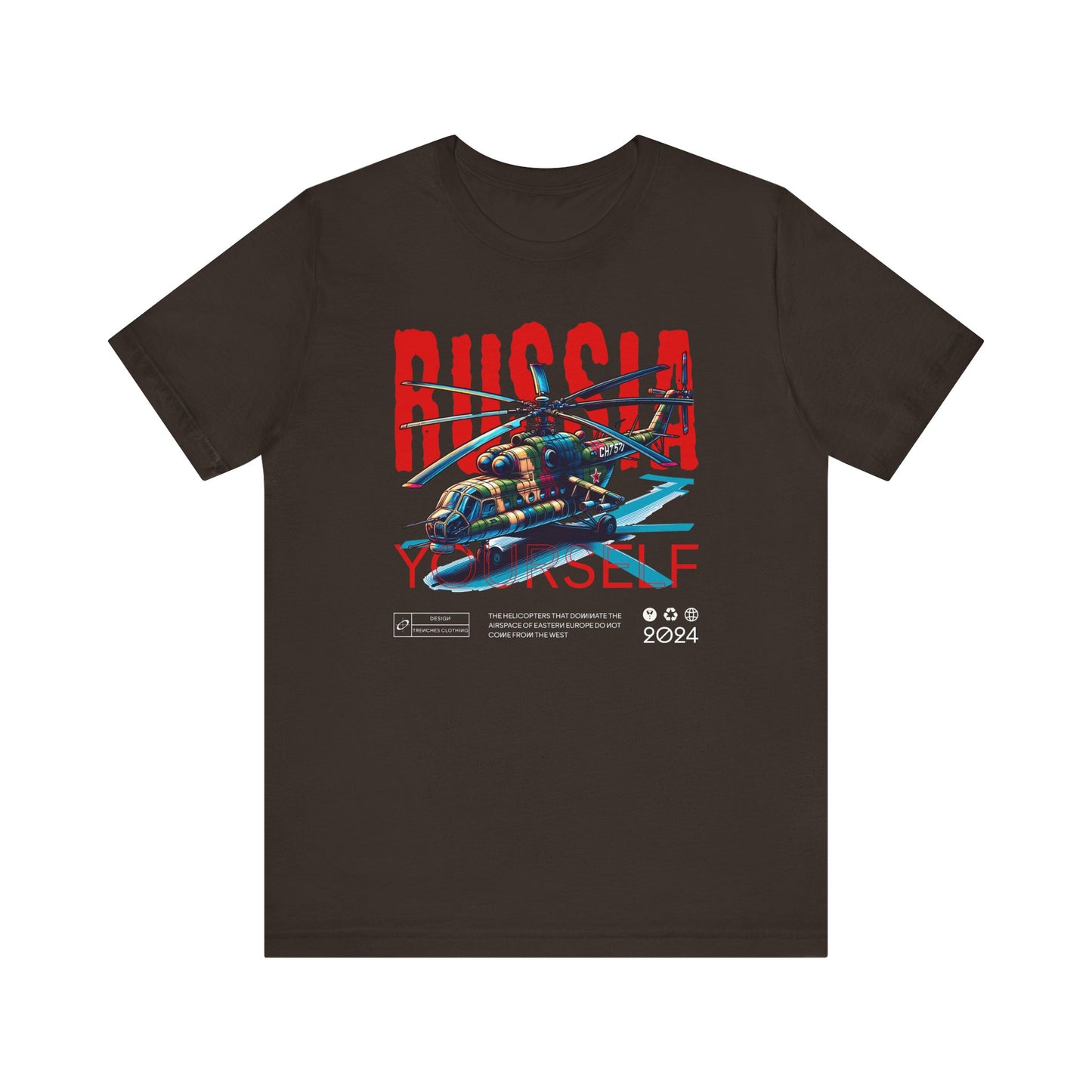 Helicopteros del este, Camiseta de manga corta unisex de jersey