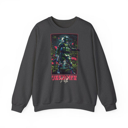Unknown Path, sudadera unisex con cuello redondo