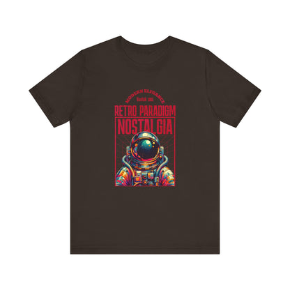 Retro Space, Camiseta de manga corta unisex de jersey