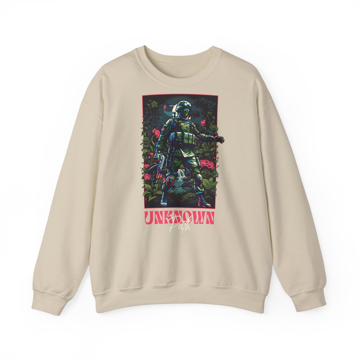 Unknown Path, sudadera unisex con cuello redondo