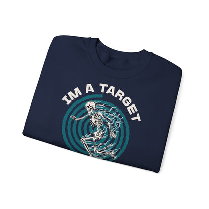 A Target, sudadera unisex con cuello redondo