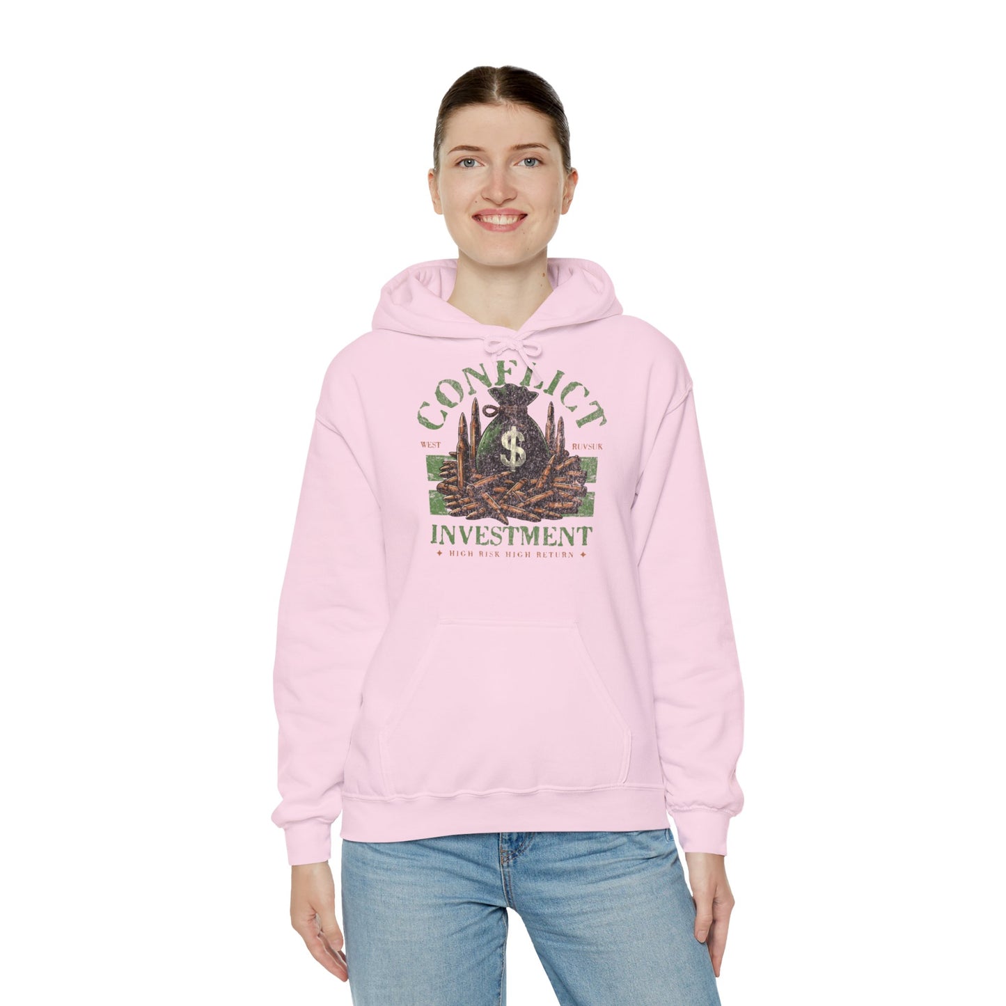 Invesment, Sudadera unisex con capucha Heavy Blend™