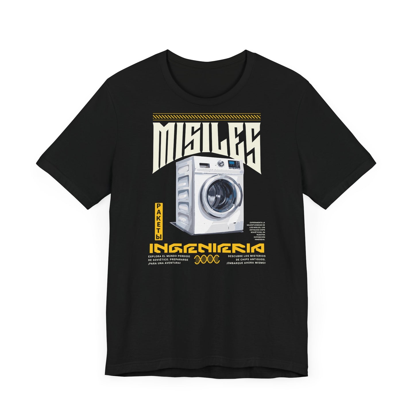 Misiles lavadoras, Camiseta de manga corta de punto unisex