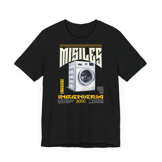 Misiles lavadoras, Camiseta de manga corta de punto unisex