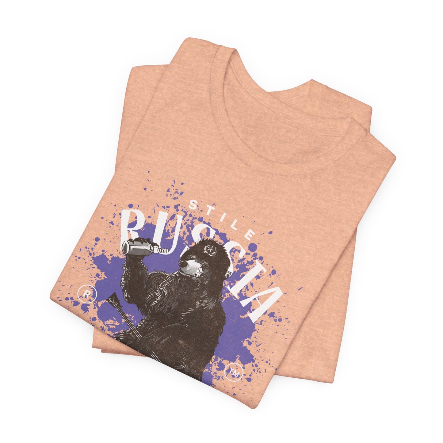 Russia stile, Camiseta de manga corta de punto unisex