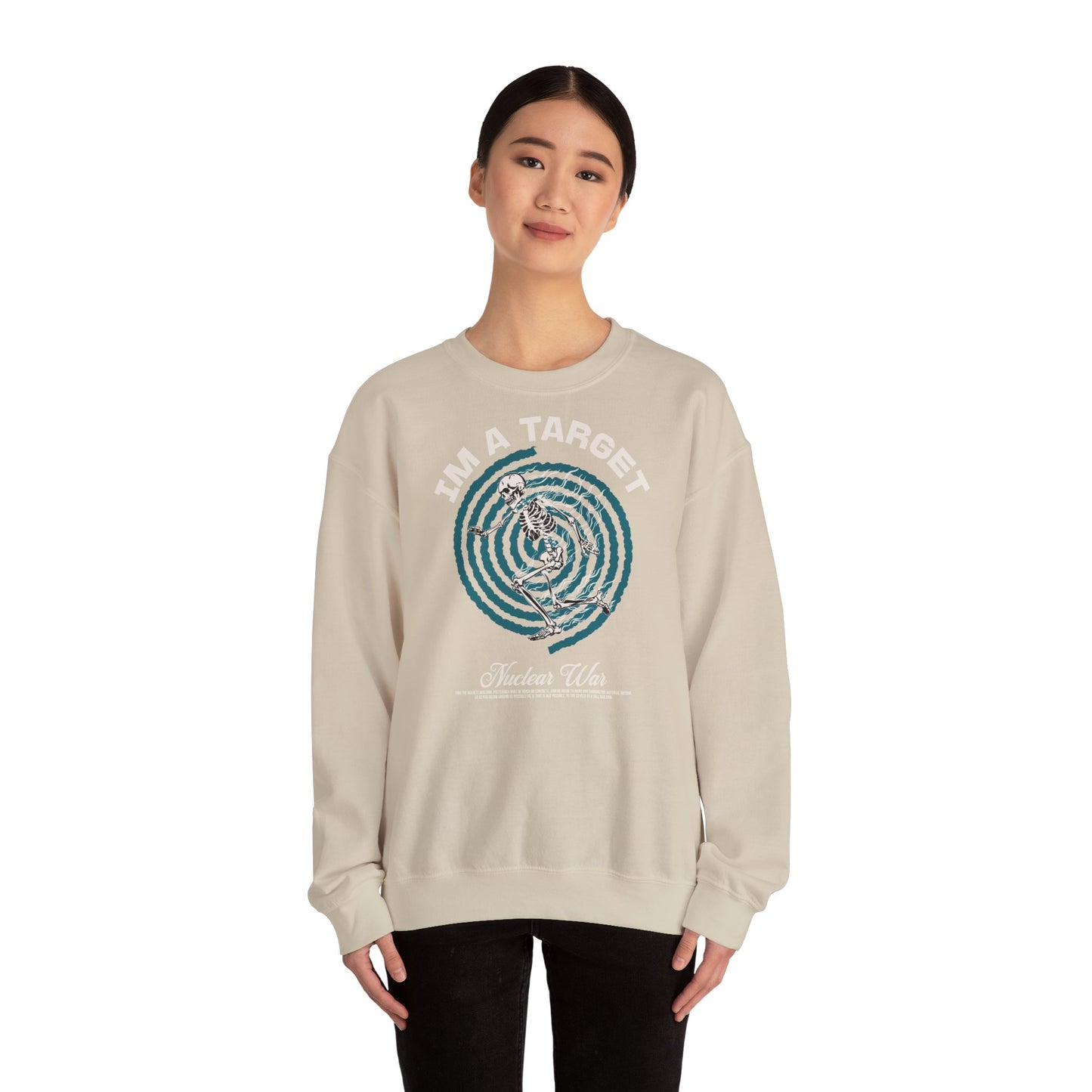 A Target, sudadera unisex con cuello redondo