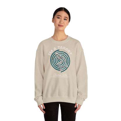 A Target, sudadera unisex con cuello redondo