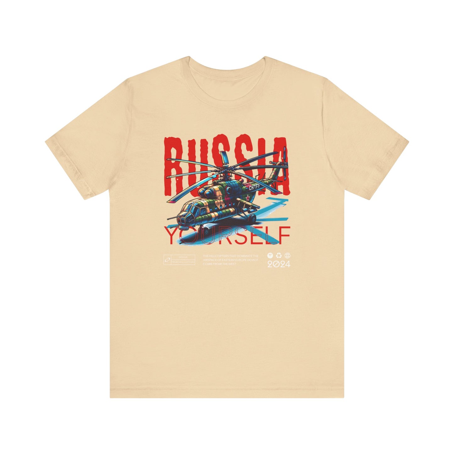 Helicopteros del este, Camiseta de manga corta unisex de jersey