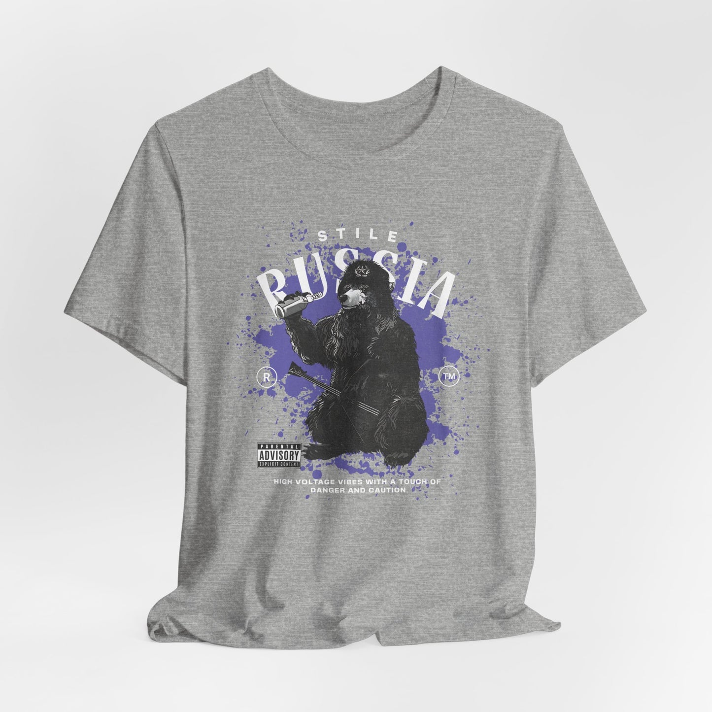 Russia stile, Camiseta de manga corta de punto unisex