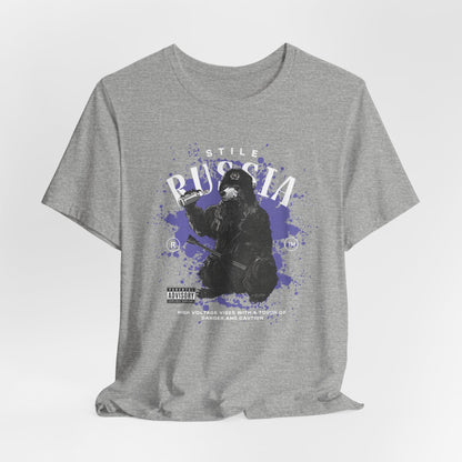 Russia stile, Camiseta de manga corta de punto unisex